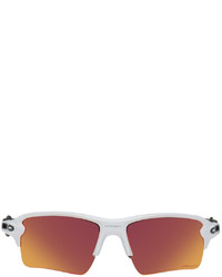 weiße Sonnenbrille von Oakley
