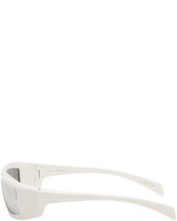 weiße Sonnenbrille von Rick Owens