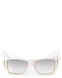 weiße Sonnenbrille von Versace