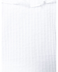 weiße Spitze Bluse mit Rüschen von MCQ