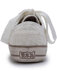 weiße Spitze niedrige Sneakers von Ash