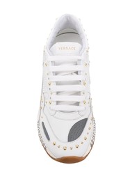 weiße Sportschuhe von Versace