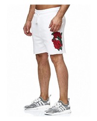 weiße Sportshorts von Redbridge