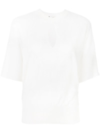 weiße Strick Bluse von Lanvin