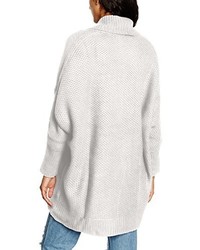 weiße Strickjacke mit einer offenen Front von Jennyfer