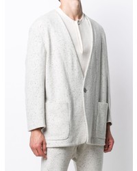 weiße Strickjacke von Ermenegildo Zegna