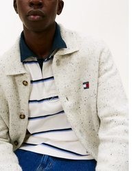weiße Strickjacke von Tommy Jeans