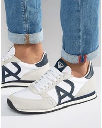 weiße Turnschuhe von Armani Jeans