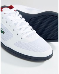 weiße Turnschuhe von Lacoste