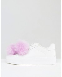 weiße Turnschuhe von Asos