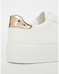 weiße Turnschuhe von Asos