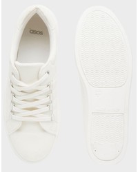 weiße Turnschuhe von Asos