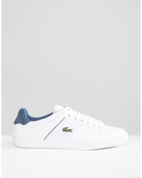 weiße Turnschuhe von Lacoste