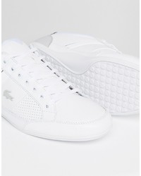 weiße Turnschuhe von Lacoste