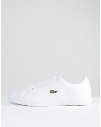 weiße Turnschuhe von Lacoste