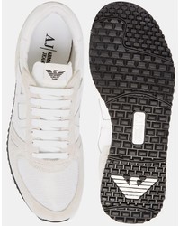 weiße Turnschuhe von Armani Jeans