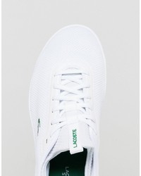 weiße Turnschuhe von Lacoste