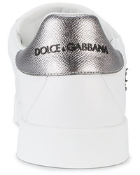 weiße Turnschuhe von Dolce & Gabbana