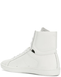 weiße Turnschuhe von Saint Laurent