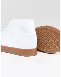 weiße Turnschuhe von Asos