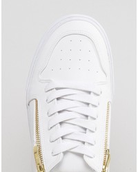 weiße Turnschuhe von Asos