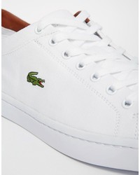 weiße Turnschuhe von Lacoste