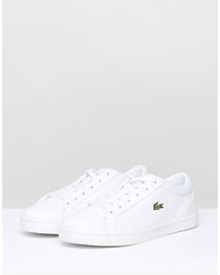 weiße Turnschuhe von Lacoste