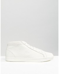 weiße Turnschuhe von Lacoste