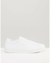 weiße Turnschuhe von Lacoste