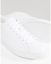 weiße Turnschuhe von Lacoste