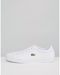 weiße Turnschuhe von Lacoste