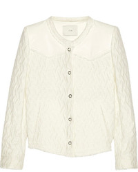 weiße Tweed-Jacke von IRO