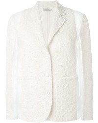 weiße Tweed-Jacke von Nina Ricci