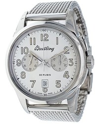 weiße Uhr von Breitling