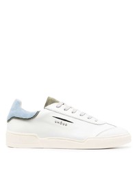 weiße und blaue Leder niedrige Sneakers von Ghoud
