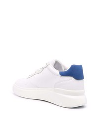 weiße und blaue Leder niedrige Sneakers von Hogan