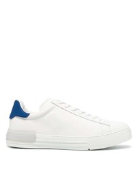weiße und blaue Leder niedrige Sneakers von Hogan