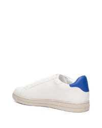 weiße und blaue Leder niedrige Sneakers von Michael Kors