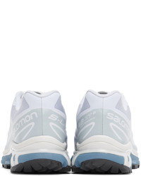 weiße und blaue niedrige Sneakers von Salomon