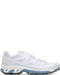 weiße und blaue niedrige Sneakers von Salomon