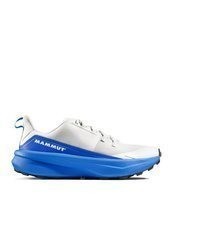 weiße und blaue Sportschuhe von Mammut
