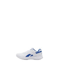 weiße und blaue Sportschuhe von Reebok