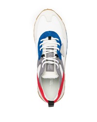 weiße und blaue Sportschuhe von Philippe Model Paris