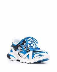 weiße und blaue Sportschuhe von Balenciaga