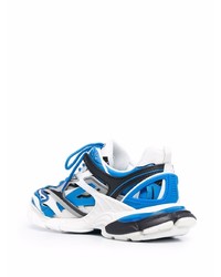 weiße und blaue Sportschuhe von Balenciaga