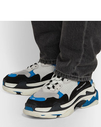 weiße und blaue Sportschuhe von Balenciaga