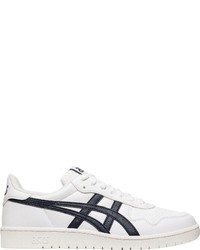 weiße und dunkelblaue Leder niedrige Sneakers von ASICS SportStyle