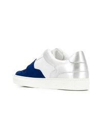 weiße und dunkelblaue niedrige Sneakers von Swear