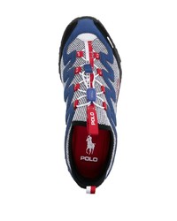 weiße und dunkelblaue Sportschuhe von Polo Ralph Lauren