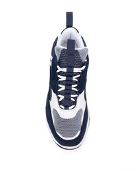 weiße und dunkelblaue Sportschuhe von Calvin Klein Jeans